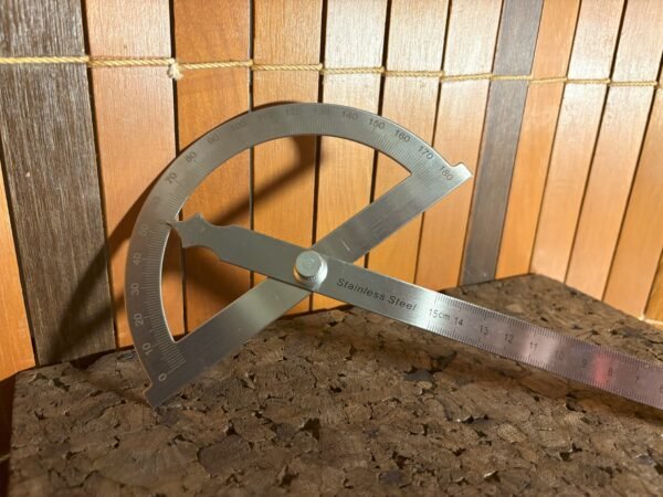 180° Stainless Steel Protractor Goniometer