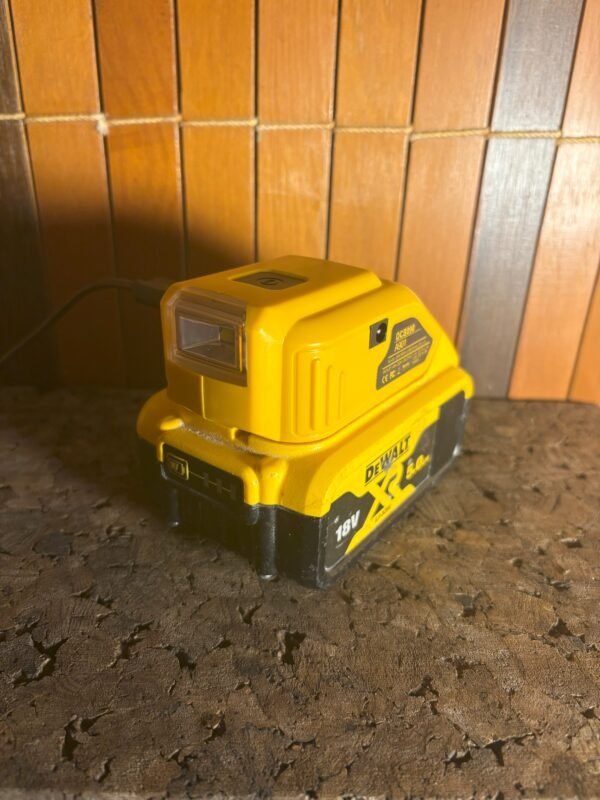 USB and Light Adapter for Dewalt 18V Batteries - Image 2