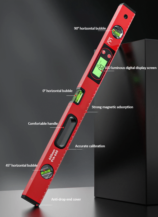 50cm Magnetic Digital Spirit Level - Image 2